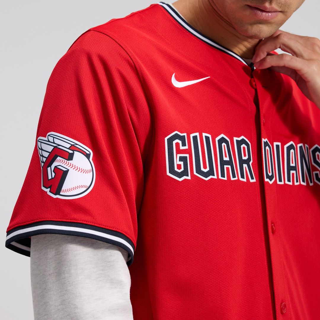 Cleveland Guardians Nike Alternate Limited Jersey - Red MLB Team Jersey Baseball Fan Apparel
