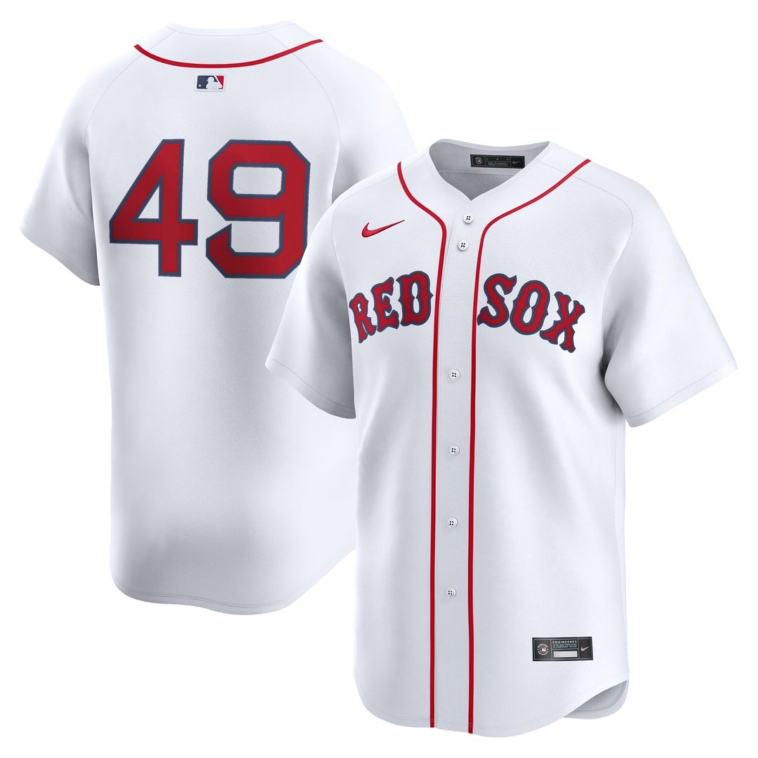 Boston Red Sox Tim Wakefield Nike Home Limited Player Jersey - White MLB Team Jersey Baseball Fan Apparel