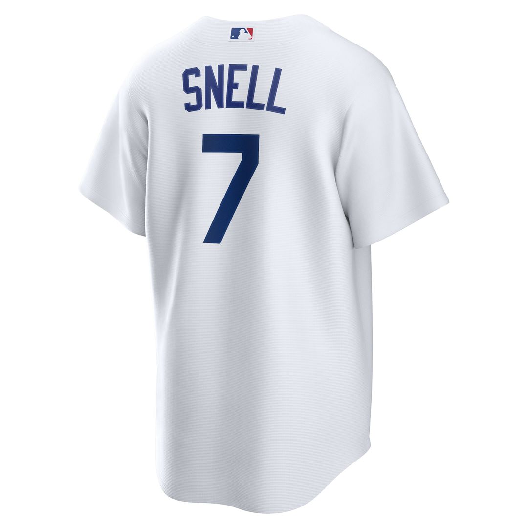 Los Angeles Dodgers Blake Snell Nike Home Replica Jersey - White MLB Team Jersey Baseball Fan Apparel