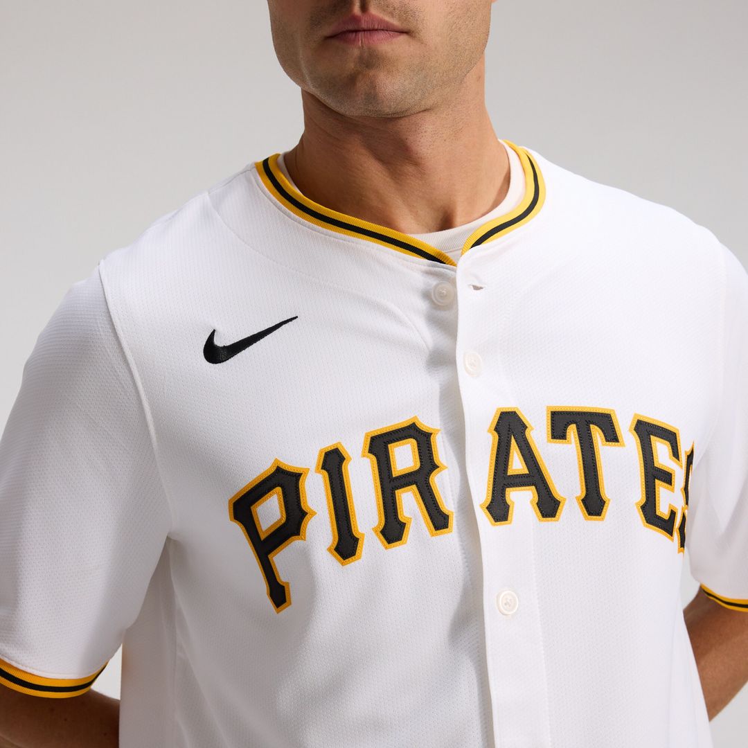 Pittsburgh Pirates Nike Home Limited Jersey - White MLB Team Jersey Baseball Fan Apparel