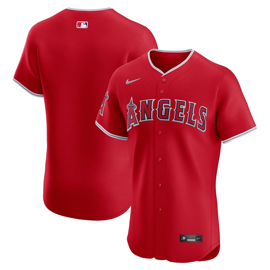 Los Angeles Angels Nike Alternate Elite Jersey - Red MLB Team Jersey Baseball Fan Apparel