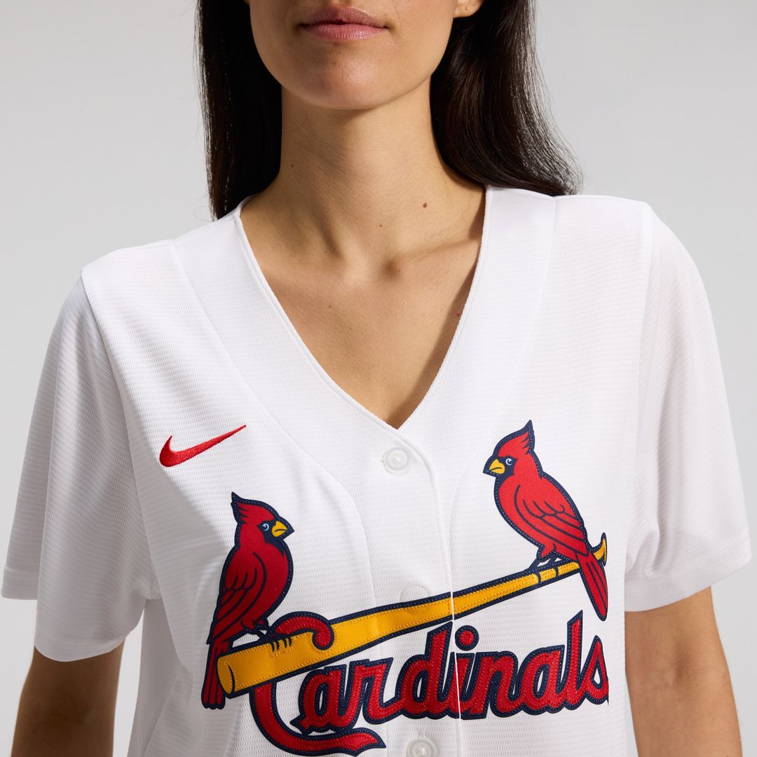 St. Louis Cardinals Nike Women's Home Replica Team Jersey - White MLB Team Jersey Baseball Fan Apparel