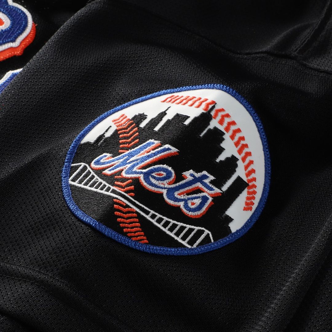 New York Mets Mike Piazza Mitchell & Ness Cooperstown 2000 Batting Practice Jersey - Black MLB Team Jersey Baseball Fan Apparel