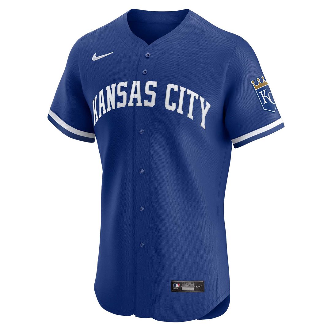 Kansas City Royals Nike Home Elite Jersey - White MLB Team Jersey Baseball Fan Apparel