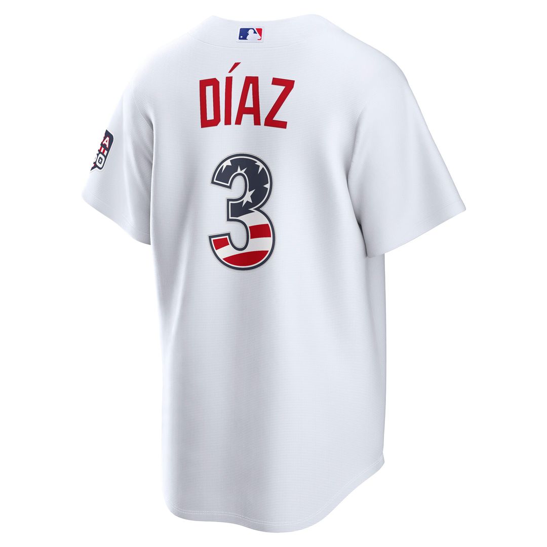 Los Angeles Dodgers Edwin Díaz Nike USA 250 Fourth of July Home Stadium Jersey - White MLB Team Jersey Baseball Fan Apparel