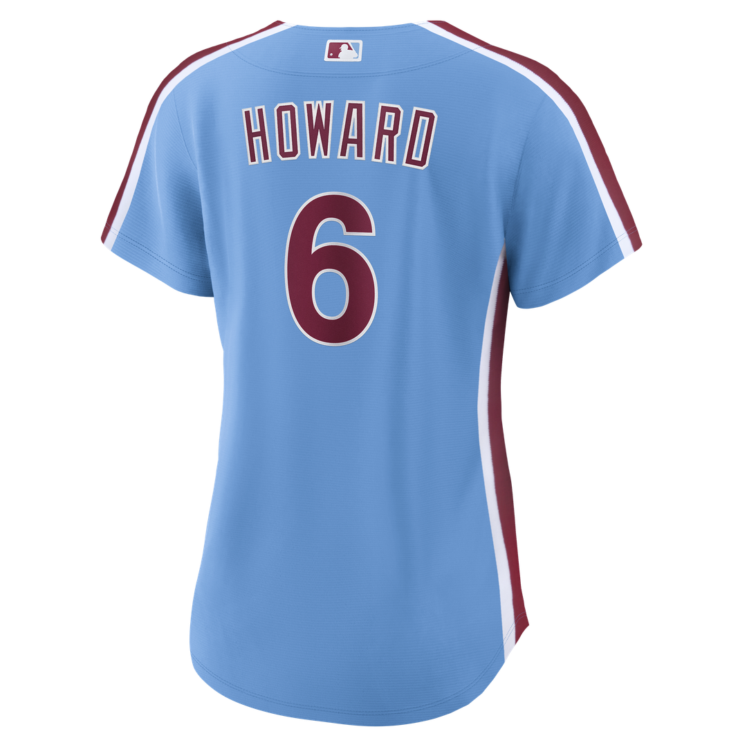 Philadelphia Phillies Ryan Howard Nike Women's Replica Jersey - Light Blue MLB Team Jersey Baseball Fan Apparel