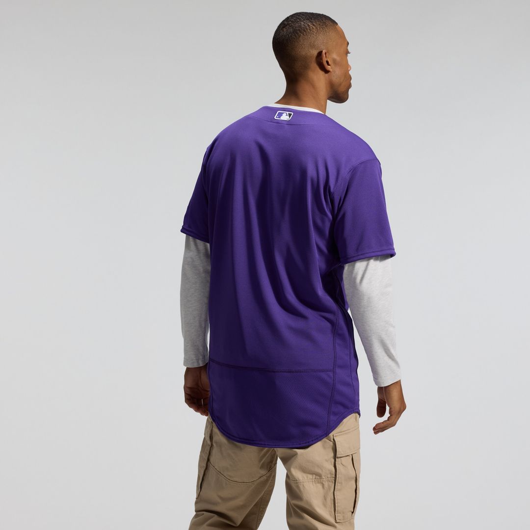 Colorado Rockies Nike Alternate Authentic Jersey - Purple MLB Team Jersey Baseball Fan Apparel