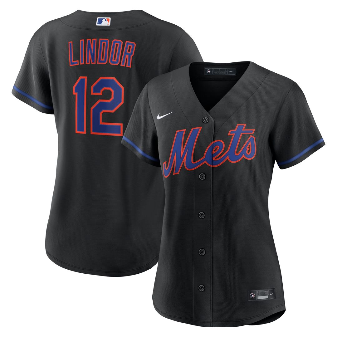 New York Mets Francisco Lindor Nike Women's Home Replica Jersey - White MLB Team Jersey Baseball Fan Apparel