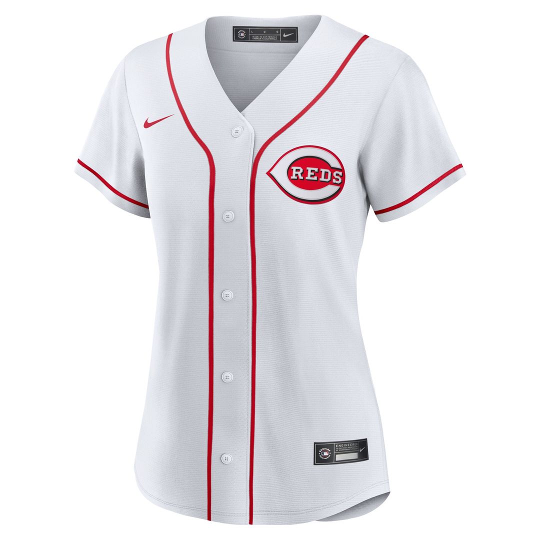 Cincinnati Reds Hunter Greene Nike Women's Home Replica Jersey - White MLB Team Jersey Baseball Fan Apparel