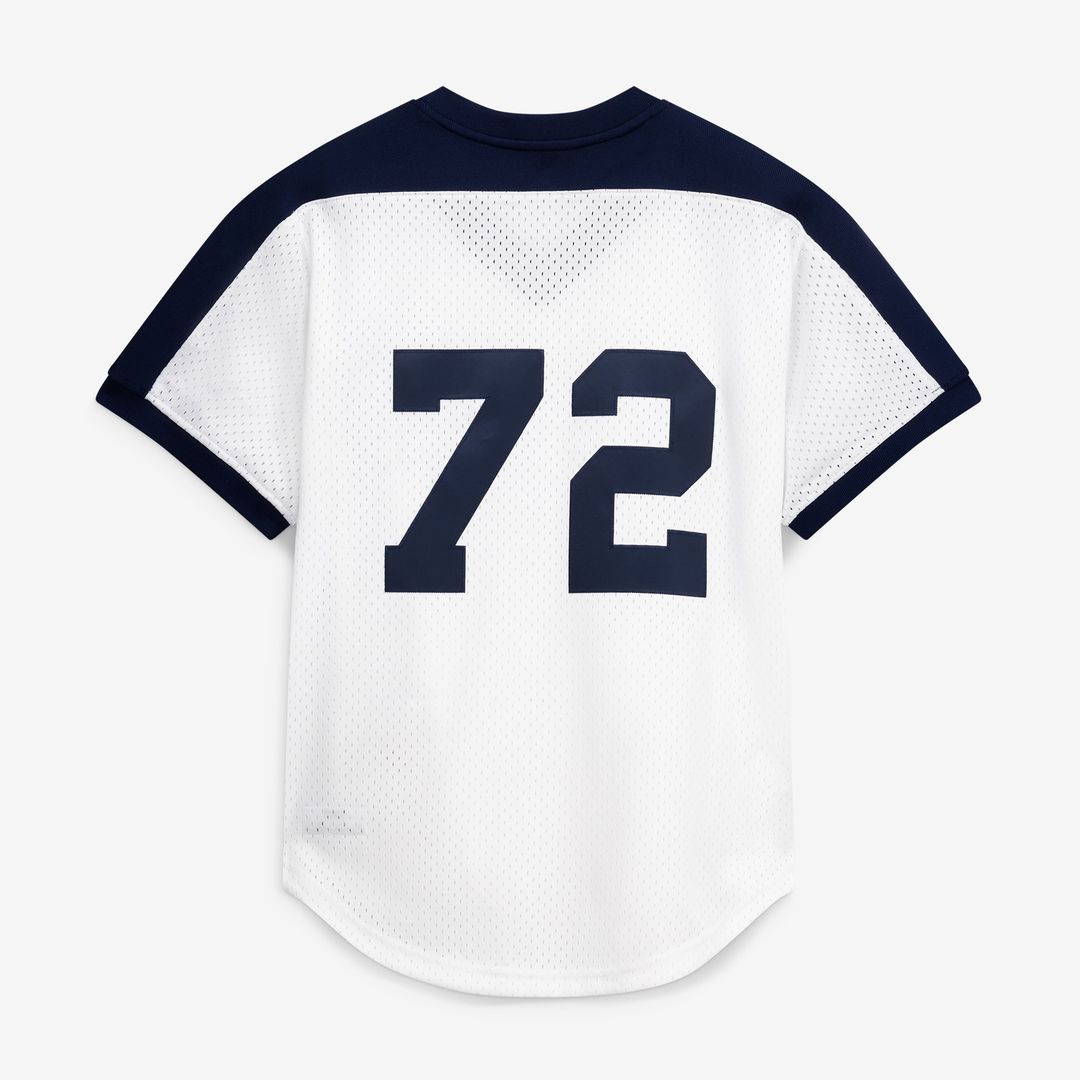 Chicago White Sox Carlton Fisk Mitchell & Ness Authentic Batting Practice Jersey - White MLB Team Jersey Baseball Fan Apparel