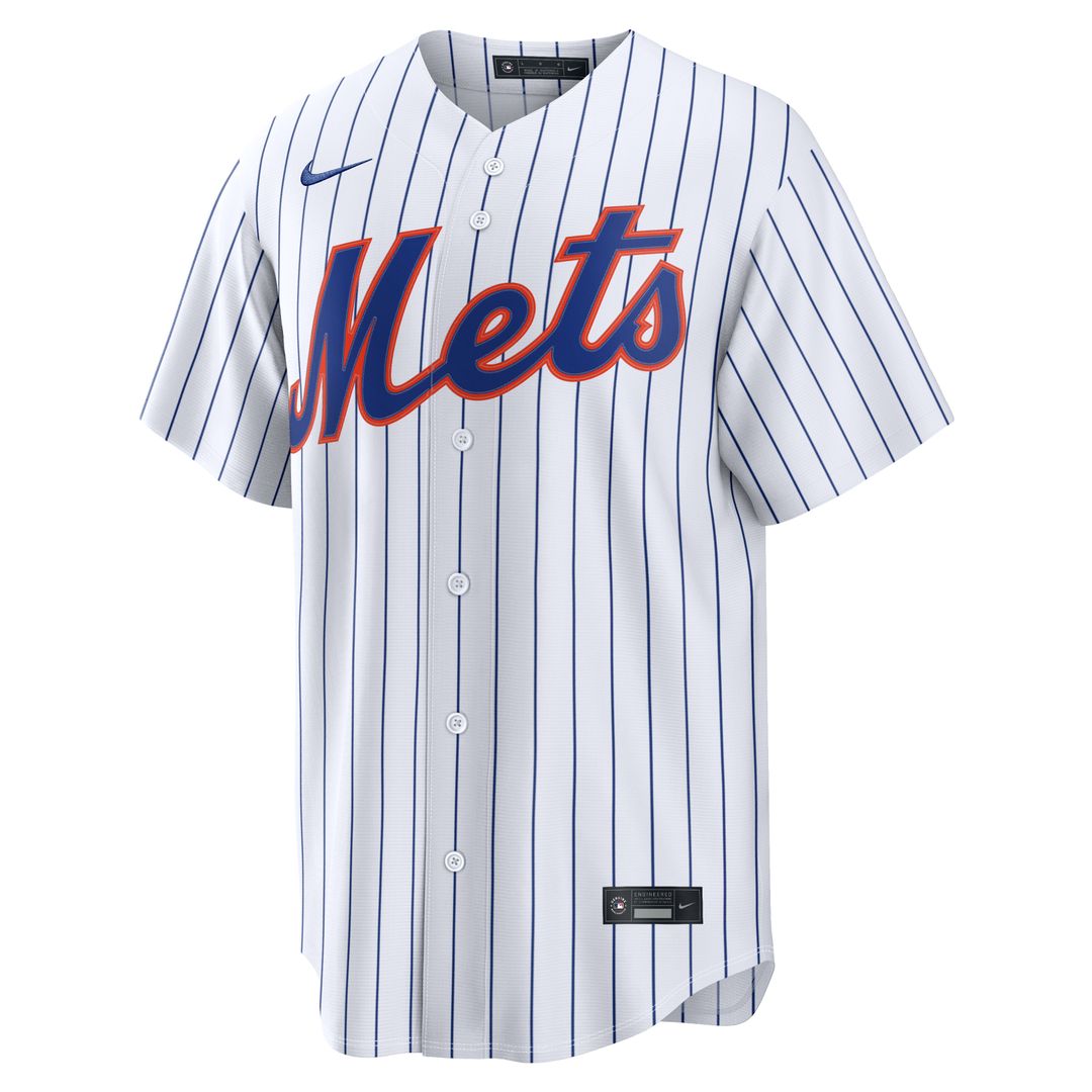 New York Mets Luis Torrens Nike Home Replica Jersey - White MLB Team Jersey Baseball Fan Apparel