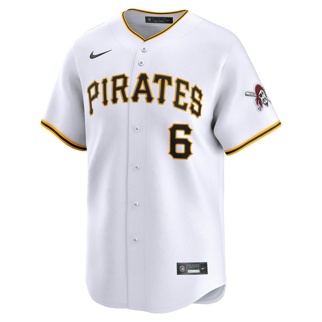 Pittsburgh Pirates Konnor Griffin Nike Home Limited Jersey - White MLB Team Jersey Baseball Fan Apparel
