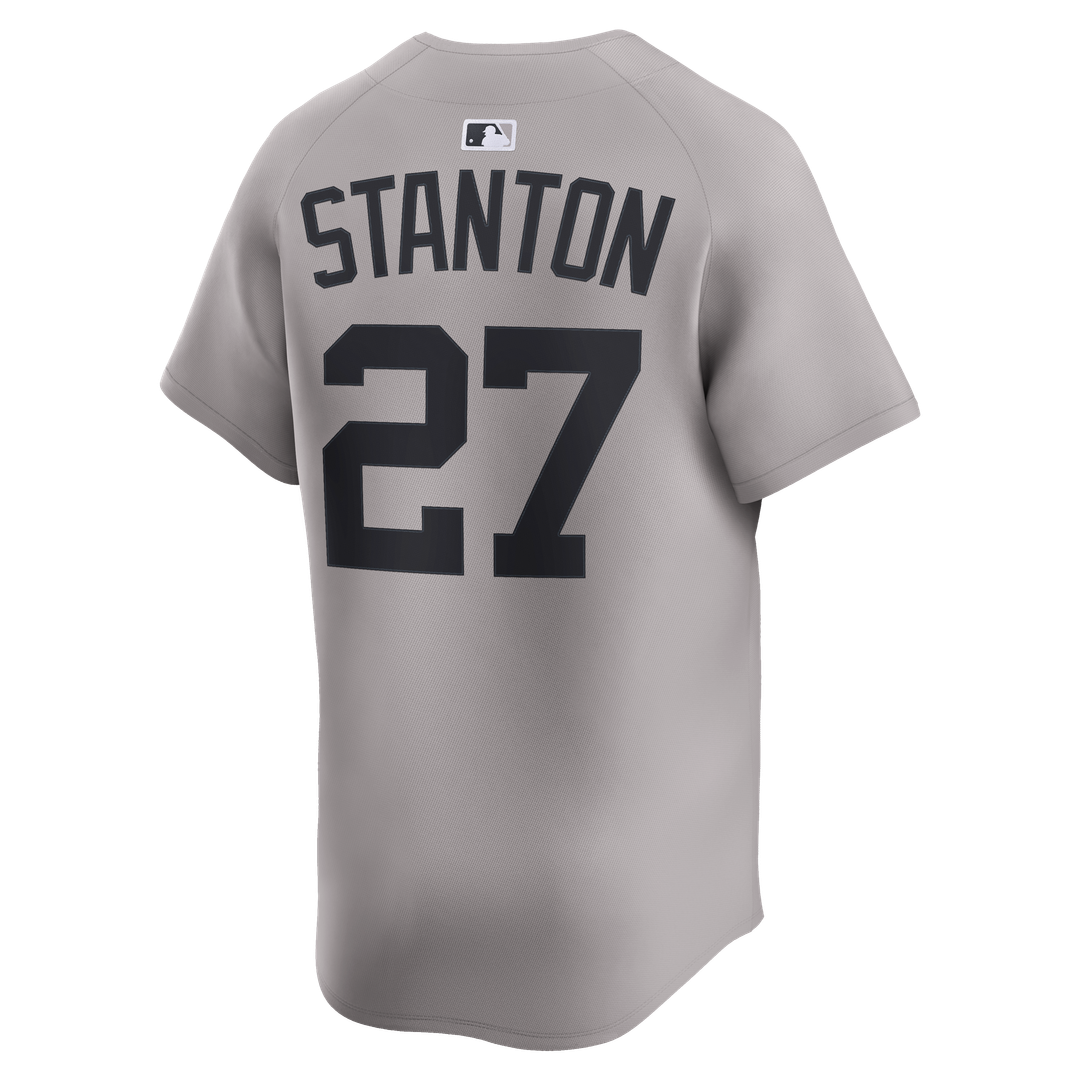 New York Yankees Giancarlo Stanton Nike Road Limited Jersey - Gray MLB Team Jersey Baseball Fan Apparel