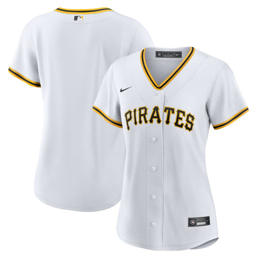 Pittsburgh Pirates Nike Women's Home Replica Team Jersey - White MLB Team Jersey Baseball Fan Apparel