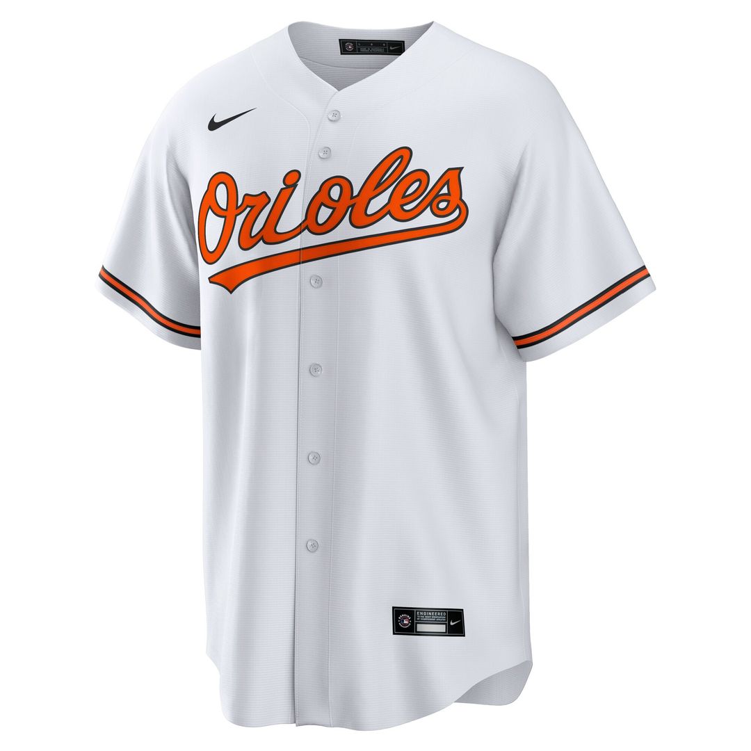 Baltimore Orioles Adley Rutschman Nike Replica Player Jersey - White MLB Team Jersey Baseball Fan Apparel