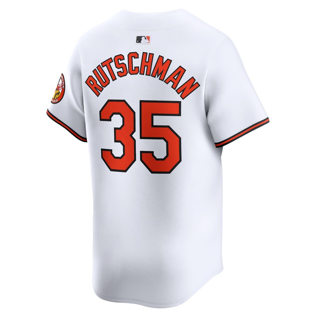 Baltimore Orioles Adley Rutschman Nike Home Limited Player Jersey - White MLB Team Jersey Baseball Fan Apparel