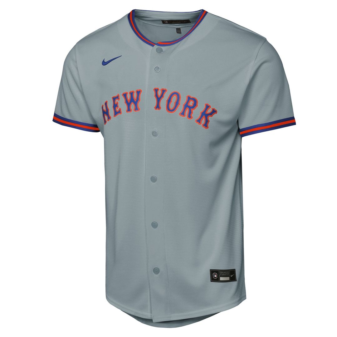 New York Mets Juan Soto Nike Youth Road Replica Jersey - Gray MLB Team Jersey Baseball Fan Apparel