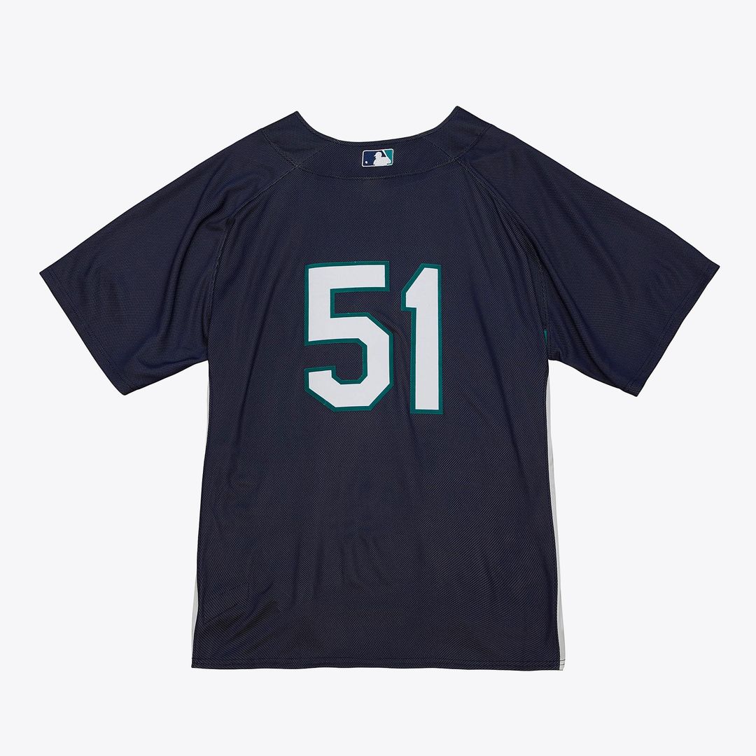 Seattle Mariners Ichiro Suzuki Mitchell & Ness Big & Tall Cooperstown Mesh Batting Practice Jersey - Navy MLB Team Jersey Baseball Fan Apparel