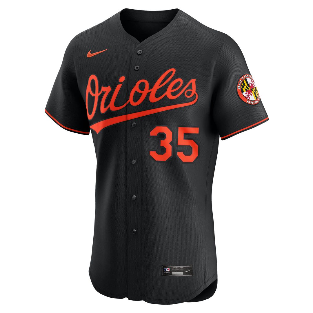 Baltimore Orioles Adley Rutschman Nike Alternate 2 Elite Jersey - Orange MLB Team Jersey Baseball Fan Apparel
