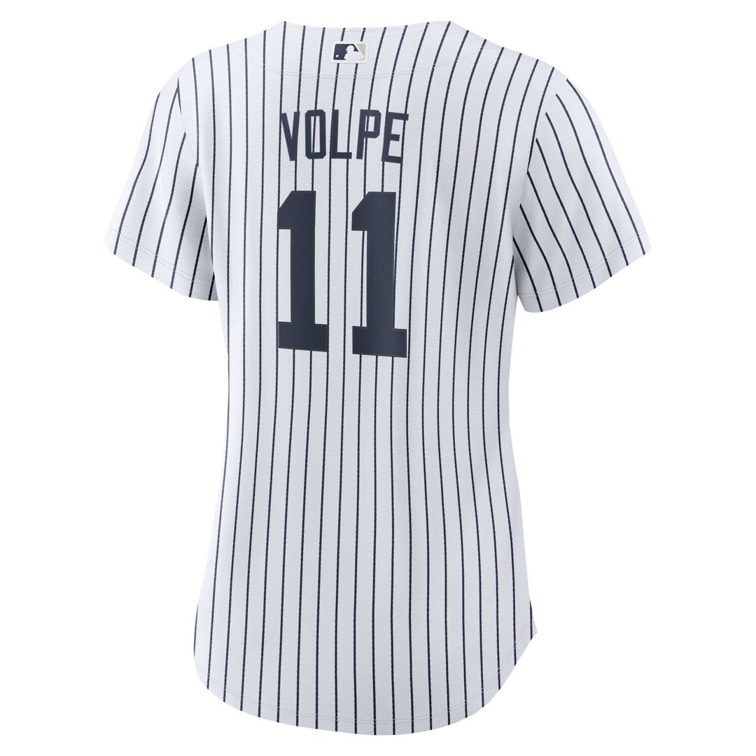 New York Yankees Anthony Volpe Nike Women's Home Replica Player Jersey - White MLB Team Jersey Baseball Fan Apparel