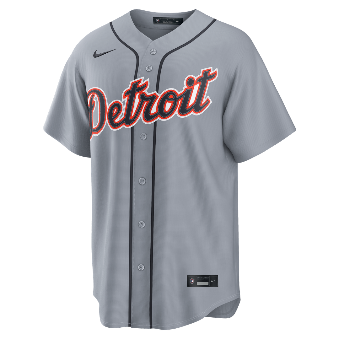 Detroit Tigers Tarik Skubal Nike Road Replica Jersey - Gray MLB Team Jersey Baseball Fan Apparel