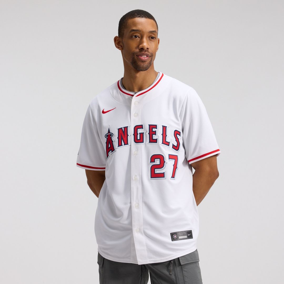 Los Angeles Angels Mike Trout Nike Home Limited Player Jersey - White MLB Team Jersey Baseball Fan Apparel