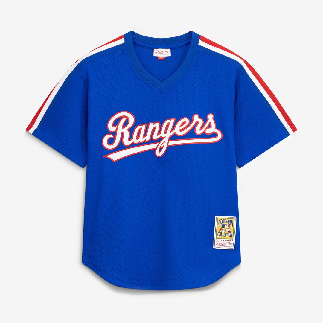 Texas Rangers Nolan Ryan Mitchell & Ness Big & Tall Cooperstown Mesh Batting Practice Jersey - Royal MLB Team Jersey Baseball Fan Apparel