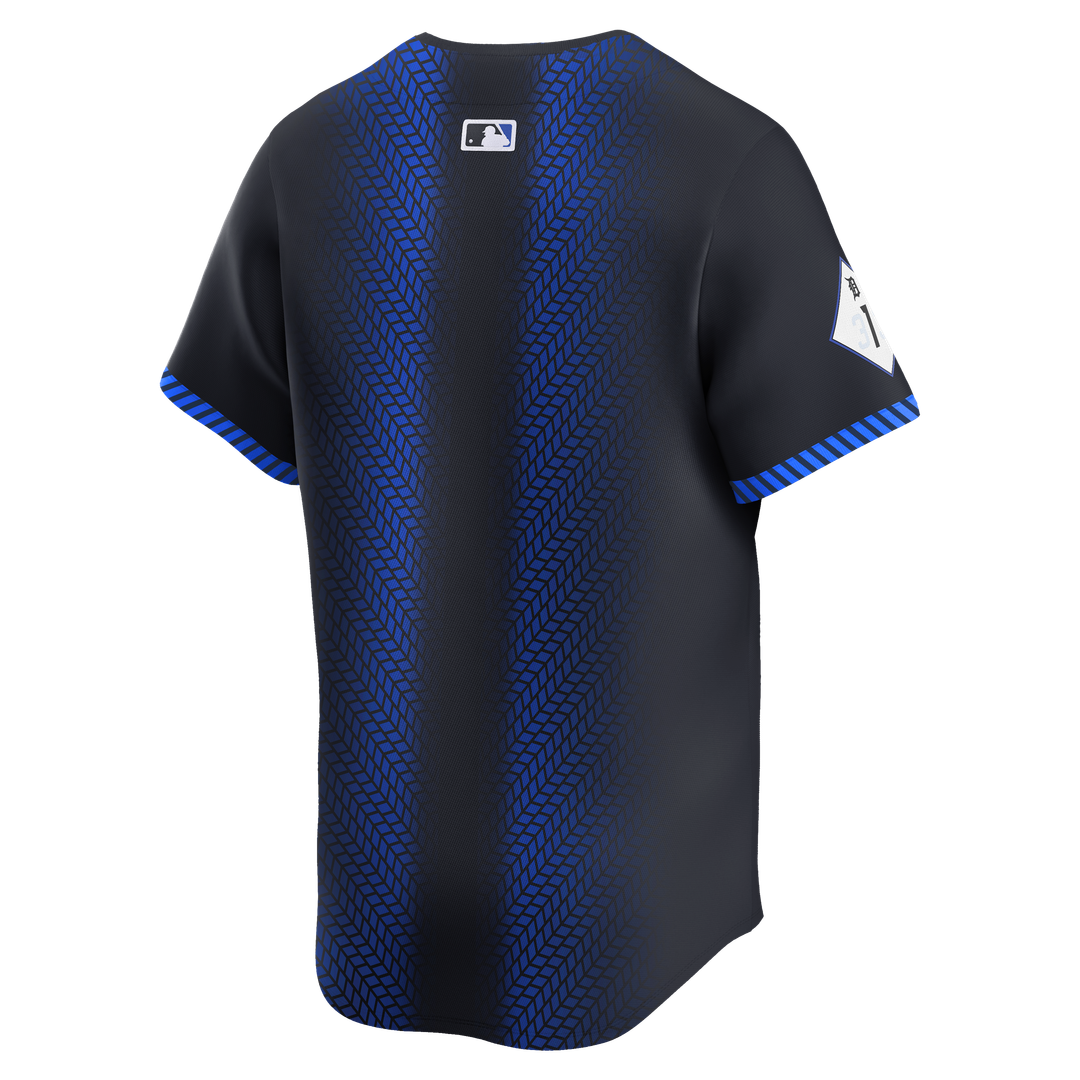 Detroit Tigers Nike City Connect Limited Jersey - Blue MLB Team Jersey Baseball Fan Apparel