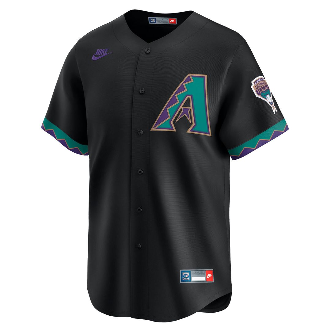 Arizona Diamondbacks Randy Johnson Nike Throwback Cooperstown Limited Jersey - Black MLB Team Jersey Baseball Fan Apparel