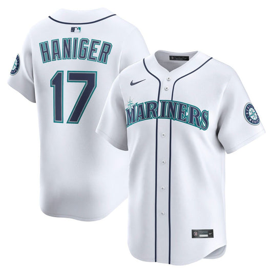 Seattle Mariners Mitch Haniger Nike Home Limited Player Jersey - White MLB Team Jersey Baseball Fan Apparel