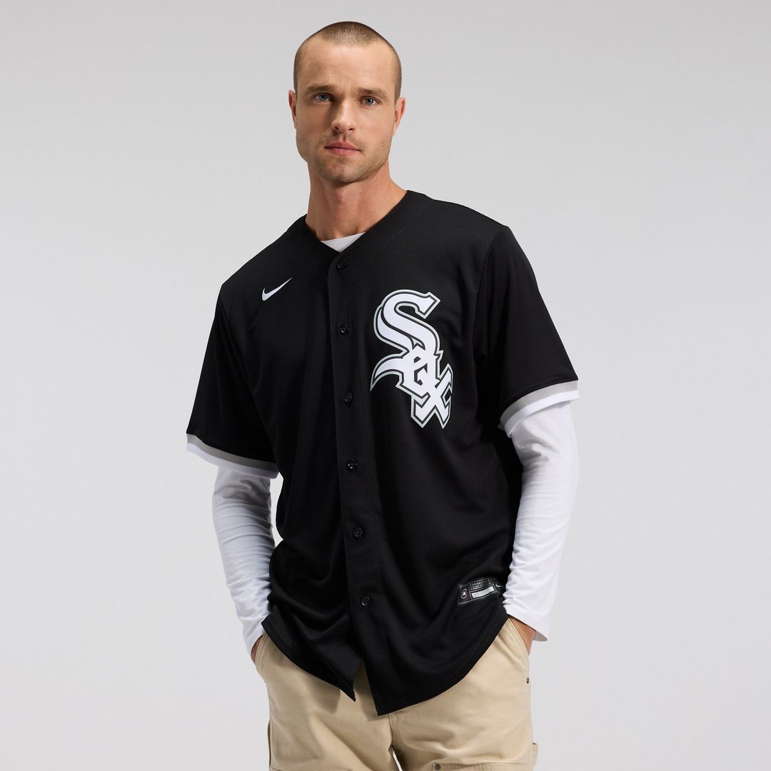 Chicago White Sox Nike Alternate Replica Team Jersey - Black MLB Team Jersey Baseball Fan Apparel
