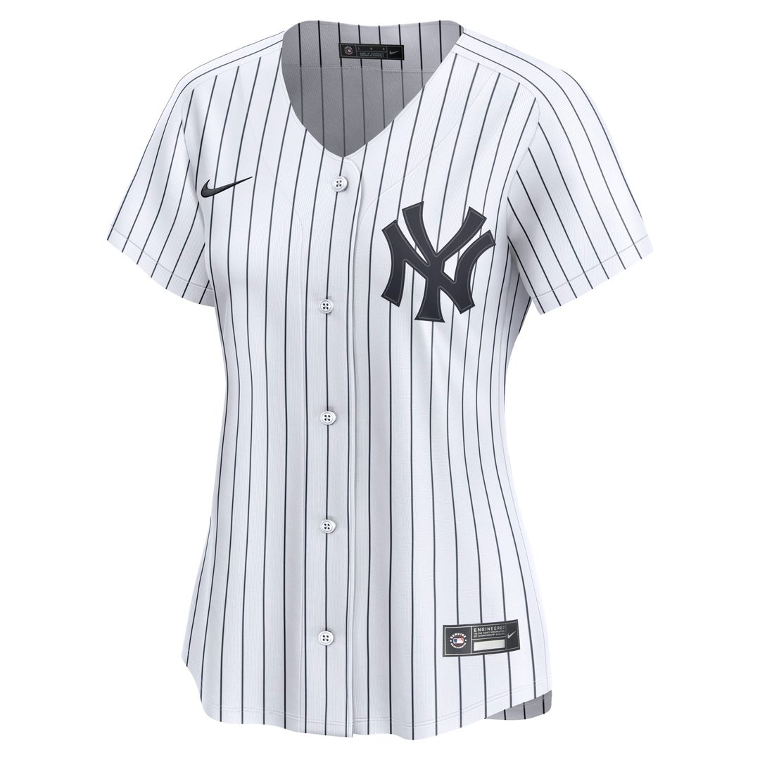 New York Yankees Nike Women's Home Limited Custom Jersey - White MLB Team Jersey Baseball Fan Apparel