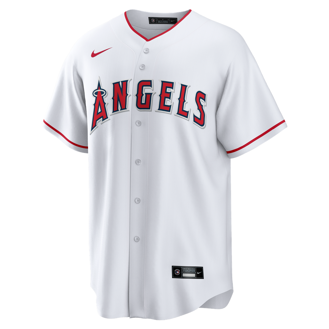 Los Angeles Angels Nike Home Big & Tall Replica Jersey - White MLB Team Jersey Baseball Fan Apparel