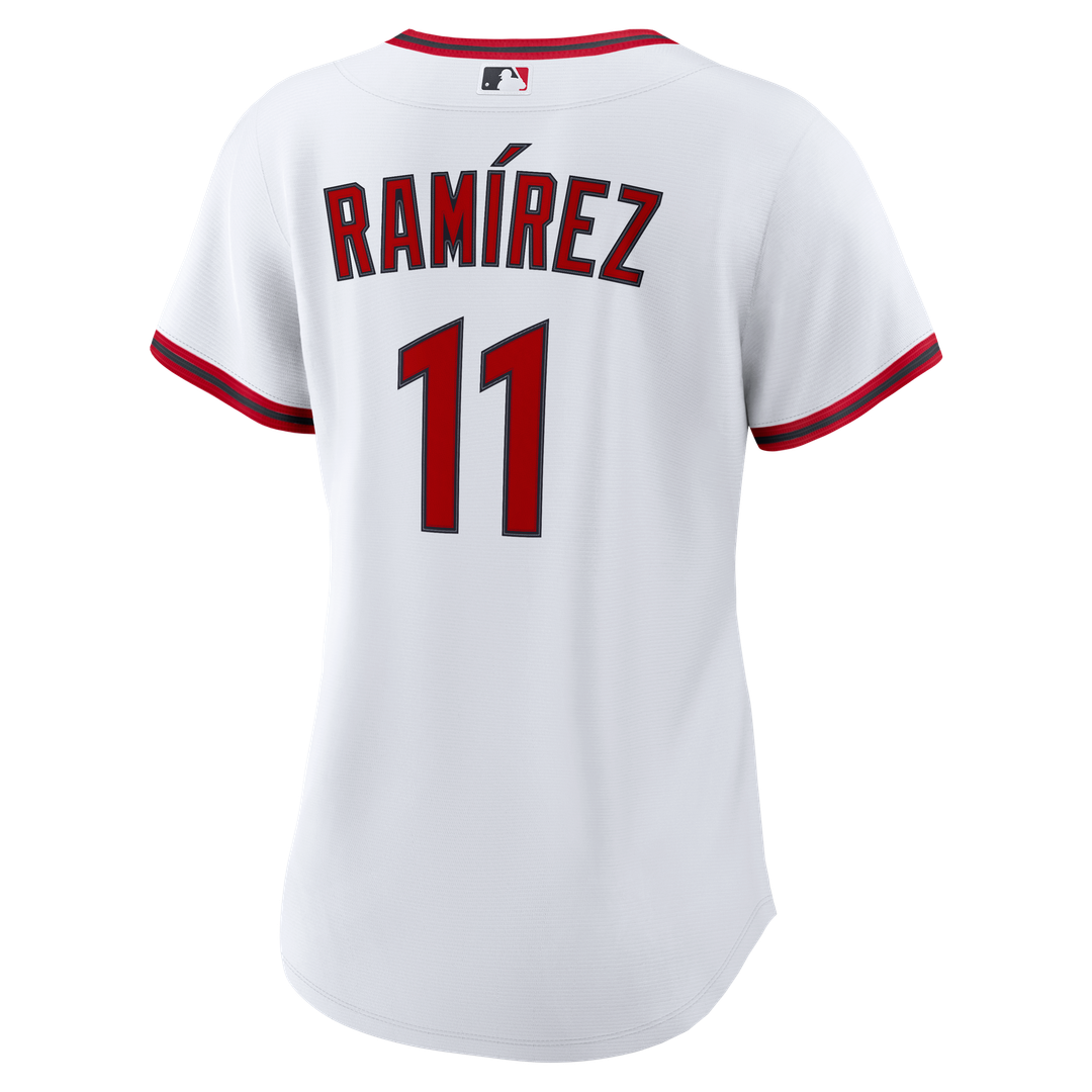 Cleveland Guardians José Ramírez Nike Women's Home Replica Jersey - White MLB Team Jersey Baseball Fan Apparel