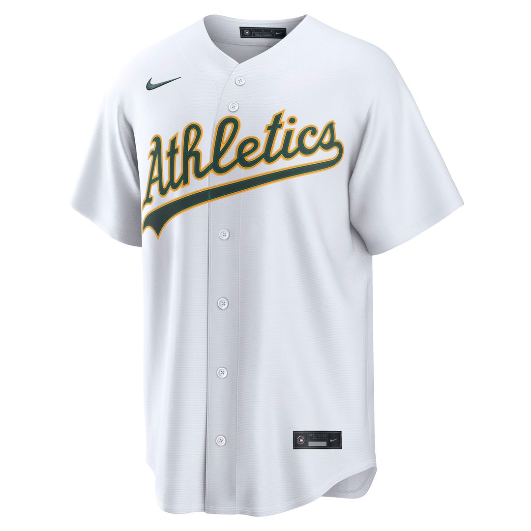 Athletics Nike Home Replica Jersey - White MLB Team Jersey Baseball Fan Apparel