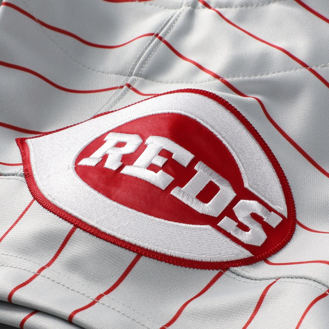 Cincinnati Reds Deion Sanders Mitchell & Ness 1997 Authentic Jersey - Gray MLB Team Jersey Baseball Fan Apparel