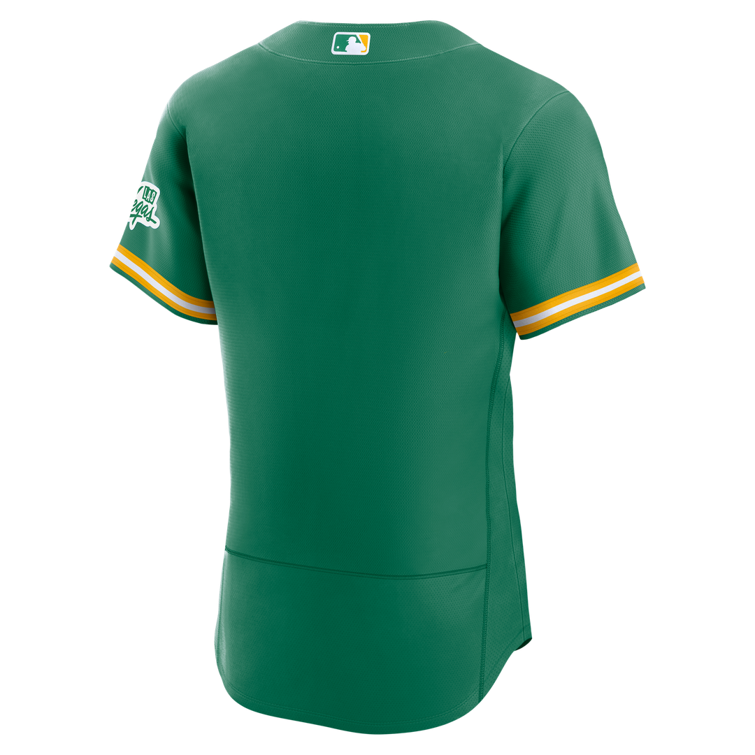 Athletics Nike Alternate Authentic Jersey - Green MLB Team Jersey Baseball Fan Apparel