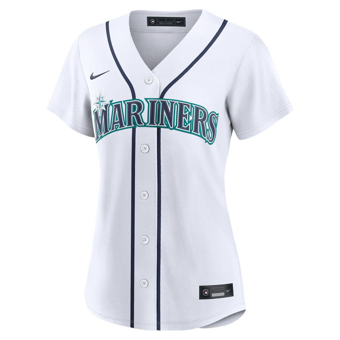 Seattle Mariners Cole Young Nike Women's Home Replica Jersey - White MLB Team Jersey Baseball Fan Apparel