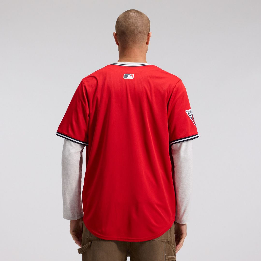 Cleveland Guardians Nike Alternate Limited Jersey - Red MLB Team Jersey Baseball Fan Apparel