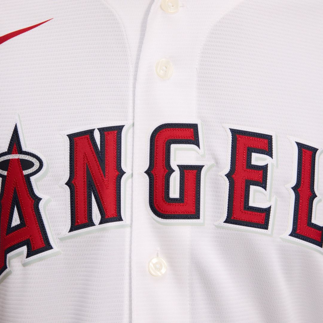 Los Angeles Angels Nike Home Replica Team Jersey - White MLB Team Jersey Baseball Fan Apparel