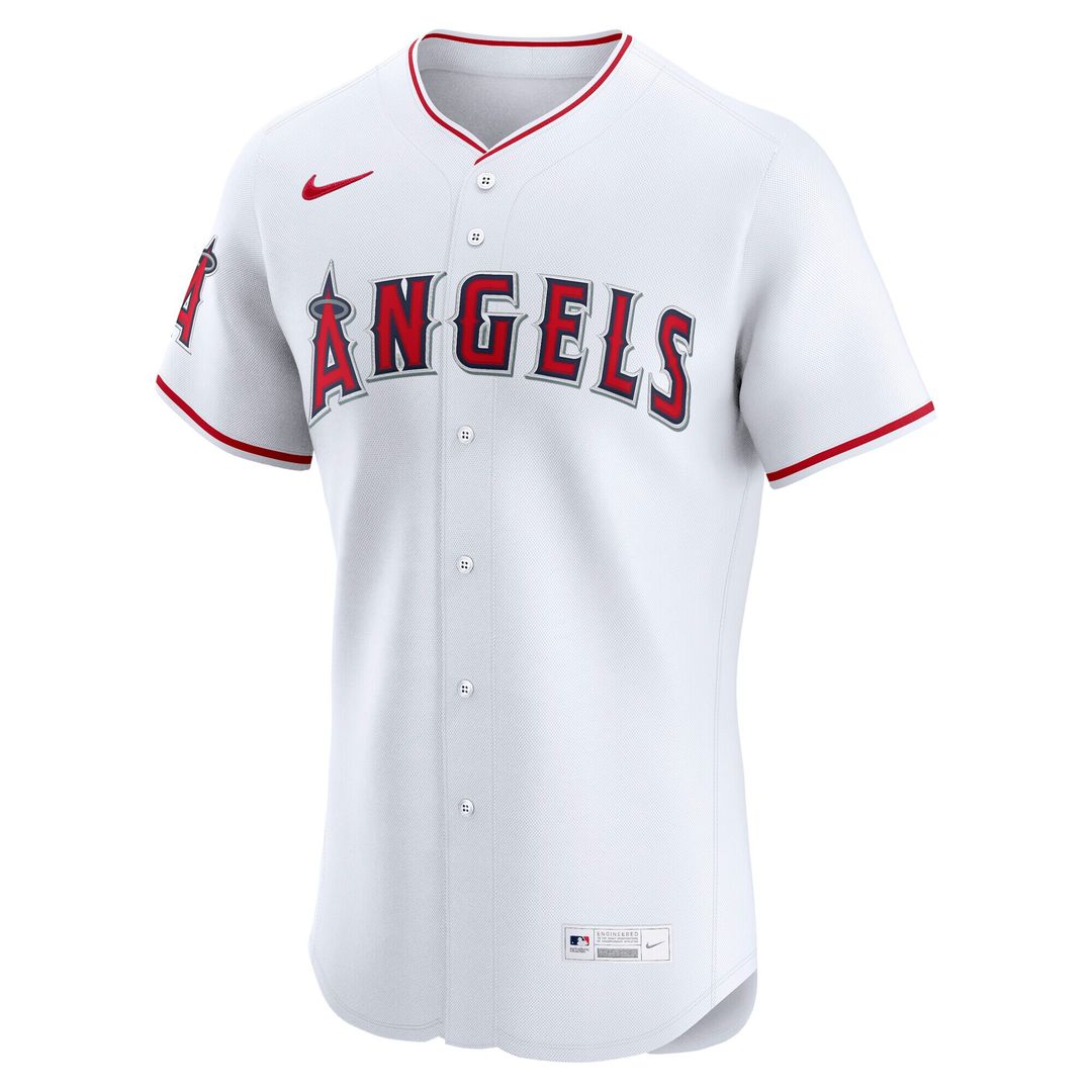 Los Angeles Angels Nike Home Elite Jersey - White MLB Team Jersey Baseball Fan Apparel
