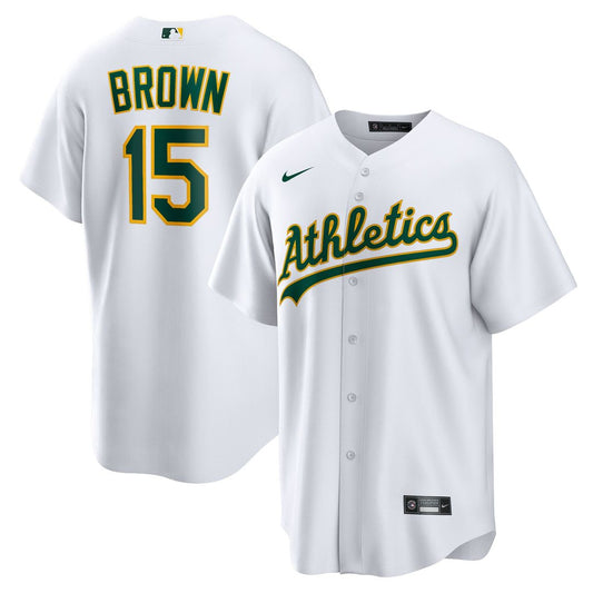 Athletics Seth Brown Nike Home Replica Jersey - White MLB Team Jersey Baseball Fan Apparel