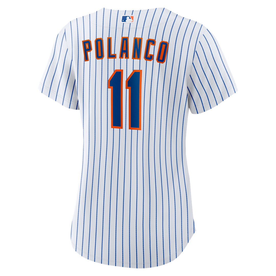 New York Mets Jorge Polanco Nike Women's Home Replica Jersey - White MLB Team Jersey Baseball Fan Apparel