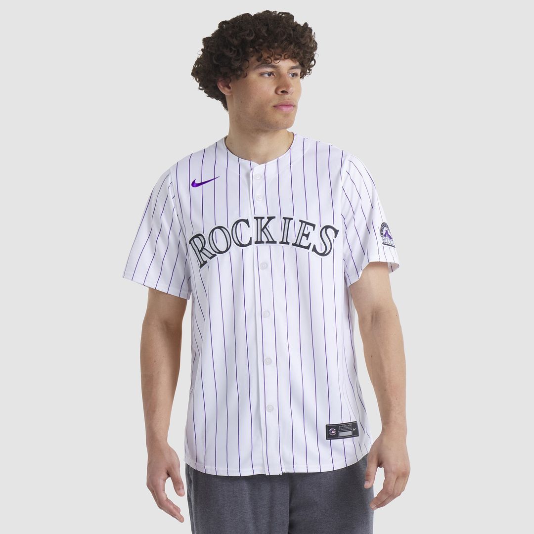 Colorado Rockies Nike Home Limited Player Jersey - White MLB Team Jersey Baseball Fan Apparel