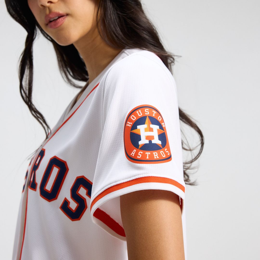 Houston Astros Nike Home Women's Limited Jersey - White MLB Team Jersey Baseball Fan Apparel