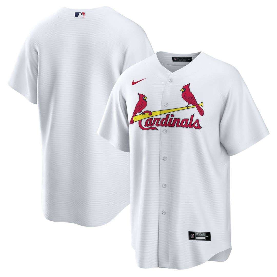 St. Louis Cardinals Nike Home Blank Replica Jersey - White MLB Team Jersey Baseball Fan Apparel