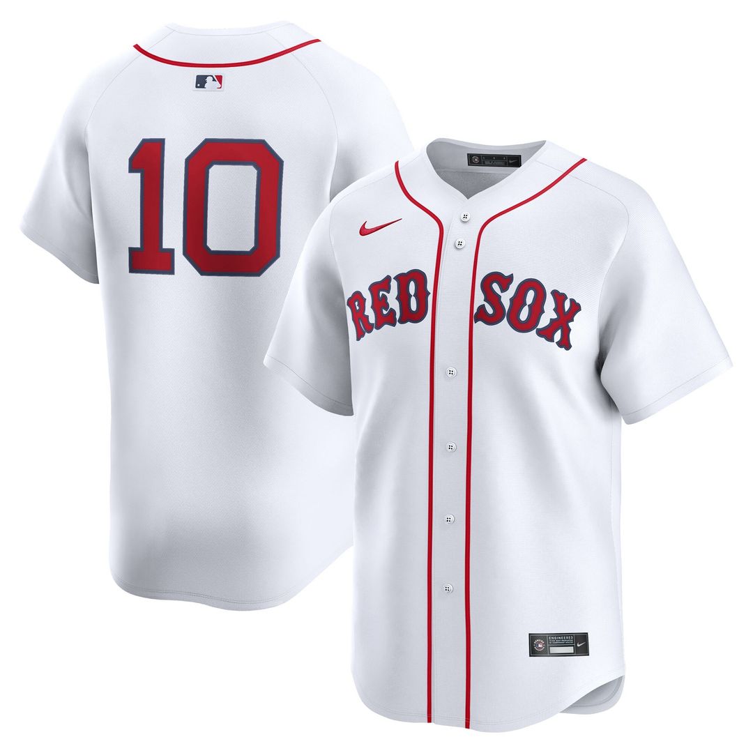 Boston Red Sox Trevor Story Nike Home Limited Player Jersey - White MLB Team Jersey Baseball Fan Apparel