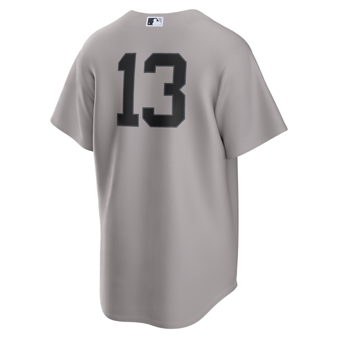 New York Yankees Jazz Chisholm Jr. Nike Road Replica Jersey - Gray MLB Team Jersey Baseball Fan Apparel