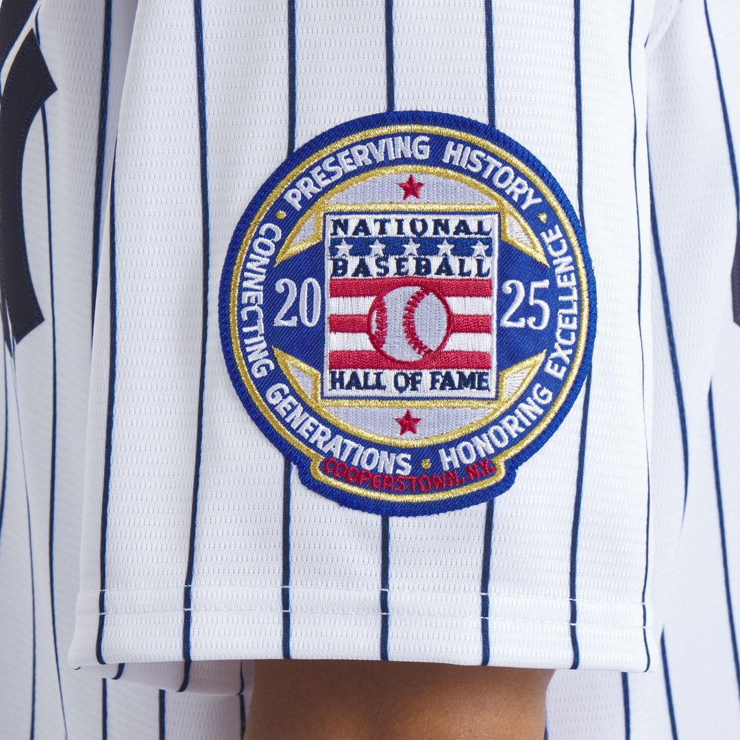 New York Yankees CC Sabathia Nike 2025 Baseball Hall of Fame Name & Number Retired Replica Jersey - White MLB Team Jersey Baseball Fan Apparel