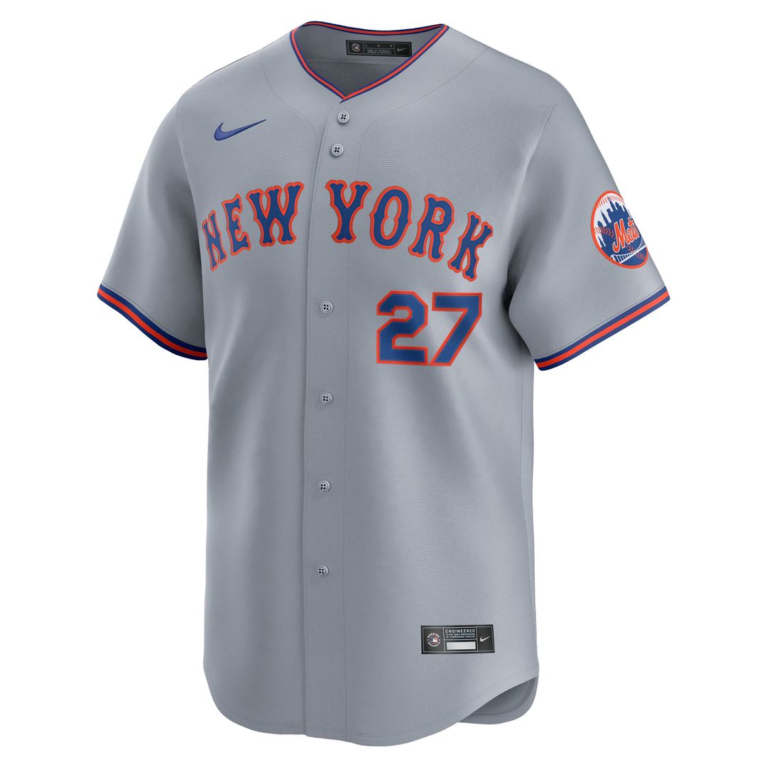 New York Mets Mark Vientos Nike All - Star Limited Jersey - Gray MLB Team Jersey Baseball Fan Apparel